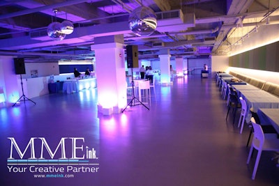 Our event space fits up to 425 people standing