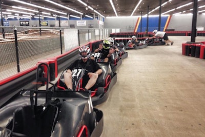 Newly opened Phoenix Indoor Karting, a 100,000-square-foot, high-energy arena that houses myriad electric kart tracks, provides an adventurous group activity option. Teambuilding packages include competitive races—complete with winners’ podium—refreshments, and access to a private gathering area.