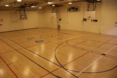 Manny Cantor Center basketball court