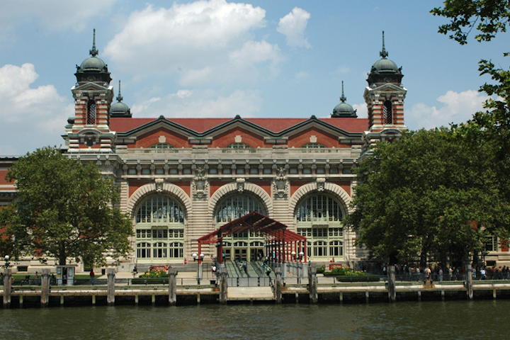 Ellis Island building exterior