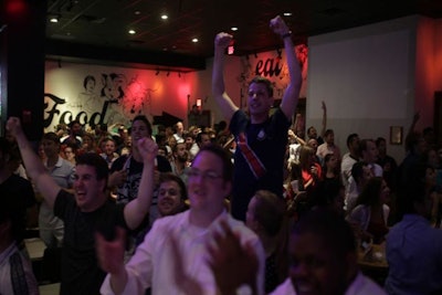 World Cup viewing party at Penn Social