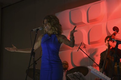 Nicole Henry astounded guests with an incredible performance during the Event Innovation Forum luncheon.