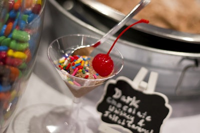 Tipsy Scoop dished out alcoholic frozen treats from its booth.