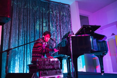 Internet star and Jones protege Jacob Collier performed at the Maybach event.