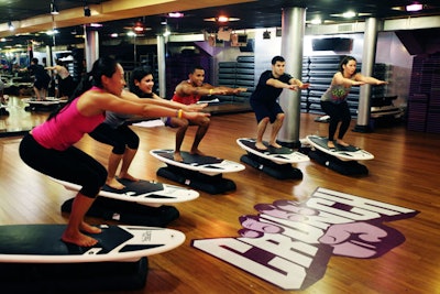 More meeting attendees are jump-starting their mornings with athletic activities, like Surfset Fitness classes.