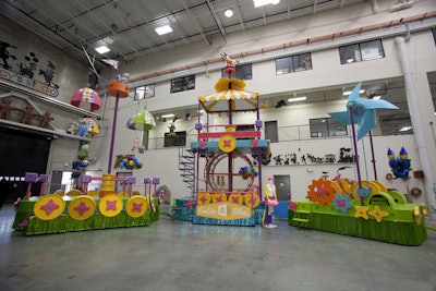 The new GoldieBlox float in the Macy's Thanksgiving Day parade will have moving parts—including parachutes and pinwheels—powered by kids.