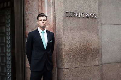 Our model doorman at Tiffany & Co flagship store