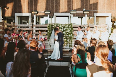 View of the wedding stage