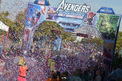 Disney Avengers Half Marathon Truss Arch