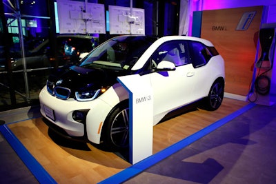 Since its inception, the Wired Store has consistently featured an automotive component. This year, with BMWi as a presenting sponsor, it made sense to include the automaker's new i3 urban vehicle. In keeping with the color scheme of the event, a white model was specifically requested.
