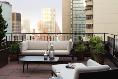 The Benjamin Suite terrace