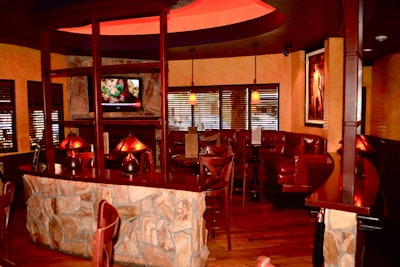 VIP room: an exclusive private area with couch tables and cocktail seating