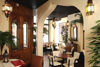 Cafe Moroc of The Sultan's Tent in downtown Toronto