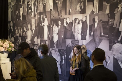 Guests, like actress Riley Keough, posed for photographers in front of the entry wall, which displayed photos from the museum’s first gala in 1967. “It was overwhelming initially, but then we realized it was interesting to focus on the year the building opened, and even within that there were a plethora of things to choose from,” explained Stark about searching the museum’s archives for inspiration.