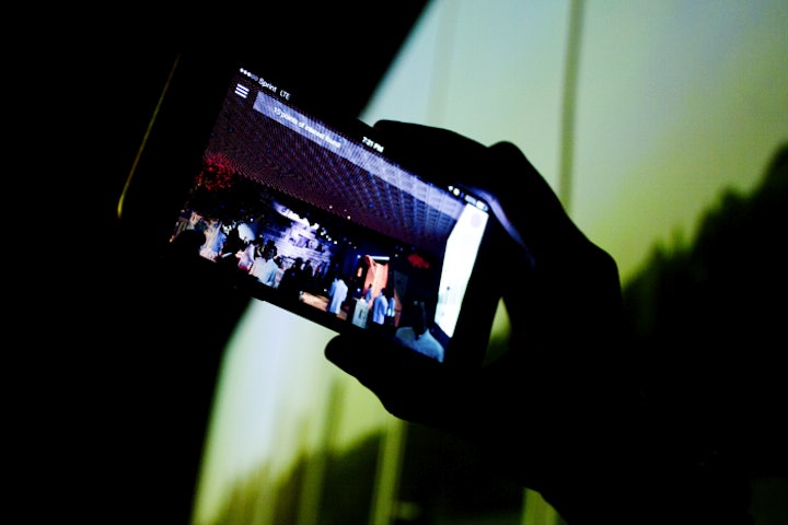 The event featured a special installation by artist Will Pappenheimer, who designed an augmented reality mobile app titled Proxy, 5-WM2A. The virtual 