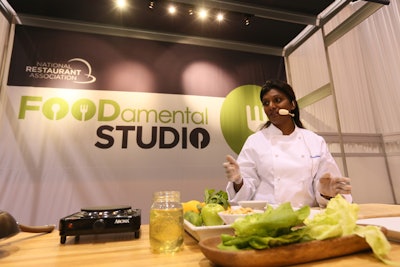 New this year were hands-on workshops as part of the “Foodamental Studio.”