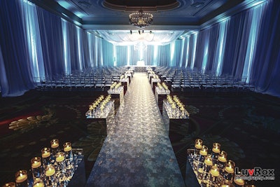 White Poly Wedding Ceremony at The Breakers