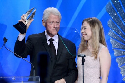 Bill Clinton honored at GLAAD Media Awards Los Angeles 2013