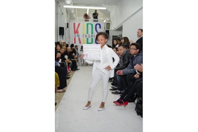 Child Model Samaya Love Receiving an Award