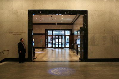 Doorway from Gallery to Lobby