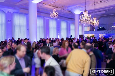 A full house at the Chez grand opening party. Chez can accommodate 300 guests.
