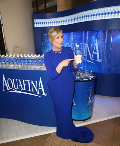 Aquafina on the Golden Globes Red Carpet