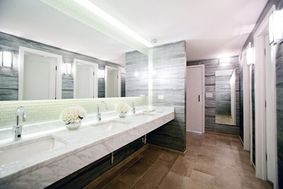 Beautifully Designed Ladies Restroom