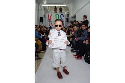 Kids on Fashion Winner Posing for the Camera