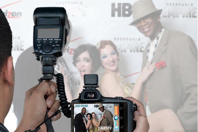 Create a red carpet feel at your event with Step and Repeat backgrounds