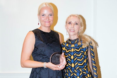 Honoree Her Royal Highness Crown Princess Mette Marit and Franca Sozzani