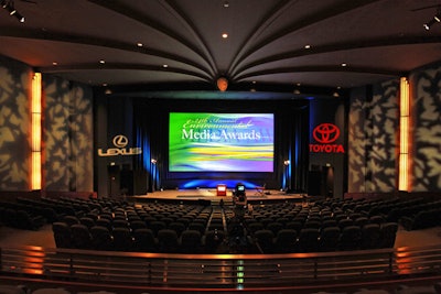 Equipped with state of the art capabilities, the 2014 Environmental Media Awards were held inside the iconic Steven J Ross Theater