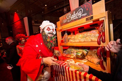 At the Chance Bakery, a costumed baker would offer guests an array of dessert delicacies that contained edible insects. 'There is a large community of exploration and culinary connoisseurs who are trying to proliferate the idea of insects as nutrients for regular eating,' Thompson said. 'With many of our events, we love to exploit the concept and offer our guests unique takes on delicious desserts where there might be a Madagascar cockroach, a mealworm, or a roasted and spiced cricket.'