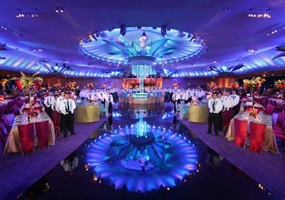 Academy Awards Governors Ball chair Jeffrey Kurland—a costume designer—was a natural fit to design elegant uniforms for the 900 staff people working the event in 2011.