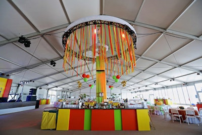 Colorful tent