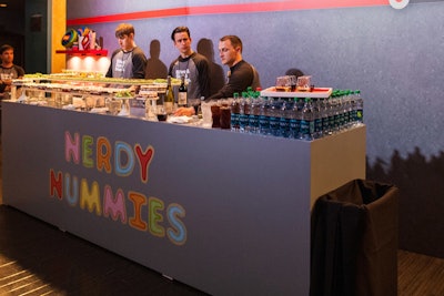 Nerdy Nummies were served at YouTube's Rosanna Pansino inspired bar (YouTube Brandcast)