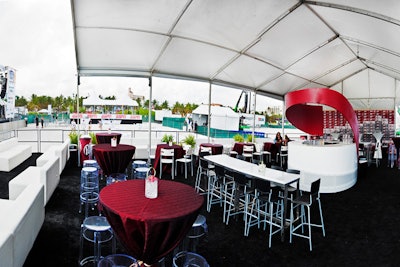 TOCA’s oceanfront VIP hospitality and concert space for the BCS College Football Championship.