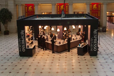 Union Station hosted Nespresso's VertuoLine tasting pop-up for one week in March (108 Nespresso Invasion Tour_Union Station Pop-Up)