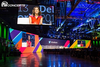 Dell World included content creation, audio-visual, projection mapping, staging and project management by AV Concepts