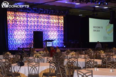 Institute for Supply Management event features complete show production, audio-visual and staging