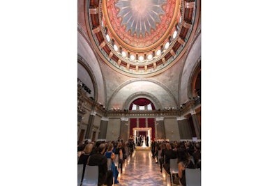 Wedding ceremony under the Peter B.Wight Dome