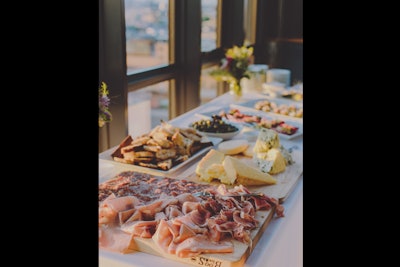 Cured Meats & Cheeses at a Cocktail Reception, Catering by Reynard at Wythe Hotel Brooklyn