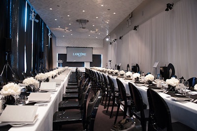 Lancôme Grandiose event, design by MacIntyre Communications