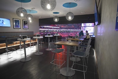 American Express debuted its Centurion Suite at Barclays Center during All-Star Weekend. Similar to the brand's lounges in airports across the country, the Centurion Suite brings amenities like flat-screen TVs and complimentary Wi-Fi access to a sports venue. Officially opening in March, the suite features high-top tables, lounge seating, and phone charging stations, and is available to ticketed platinum card and Centurion members plus one guest.