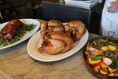 Family Style Roasted Chicken, Catering by Reynard at Wythe Hotel Brooklyn