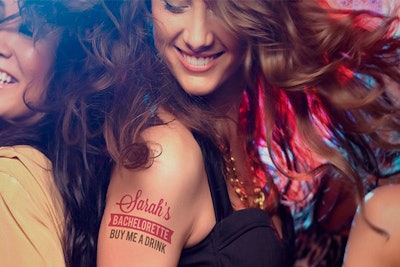 Temporary tattoos are a great item for any event