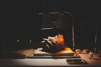 Carving Station is a Great Option for Holidays, Catering by Reynard at Wythe Hotel Brooklyn