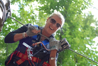 Climbing happiness at The Adventure Park