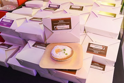 In addition to learning about how to make desserts and cocktails, Exclusive Experience attendees could take home prepackaged mini meringue pies.
