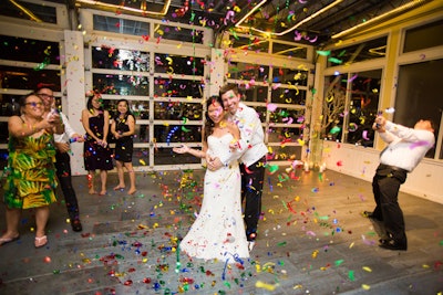 Located at Chelsea Piers’ Pier 61, Sunset Terrace can accommodate weddings for as many as 150 guests.