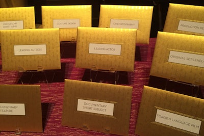 At the preview, Marc Friedland Couture Communications showed off the Oscars' golden envelopes.